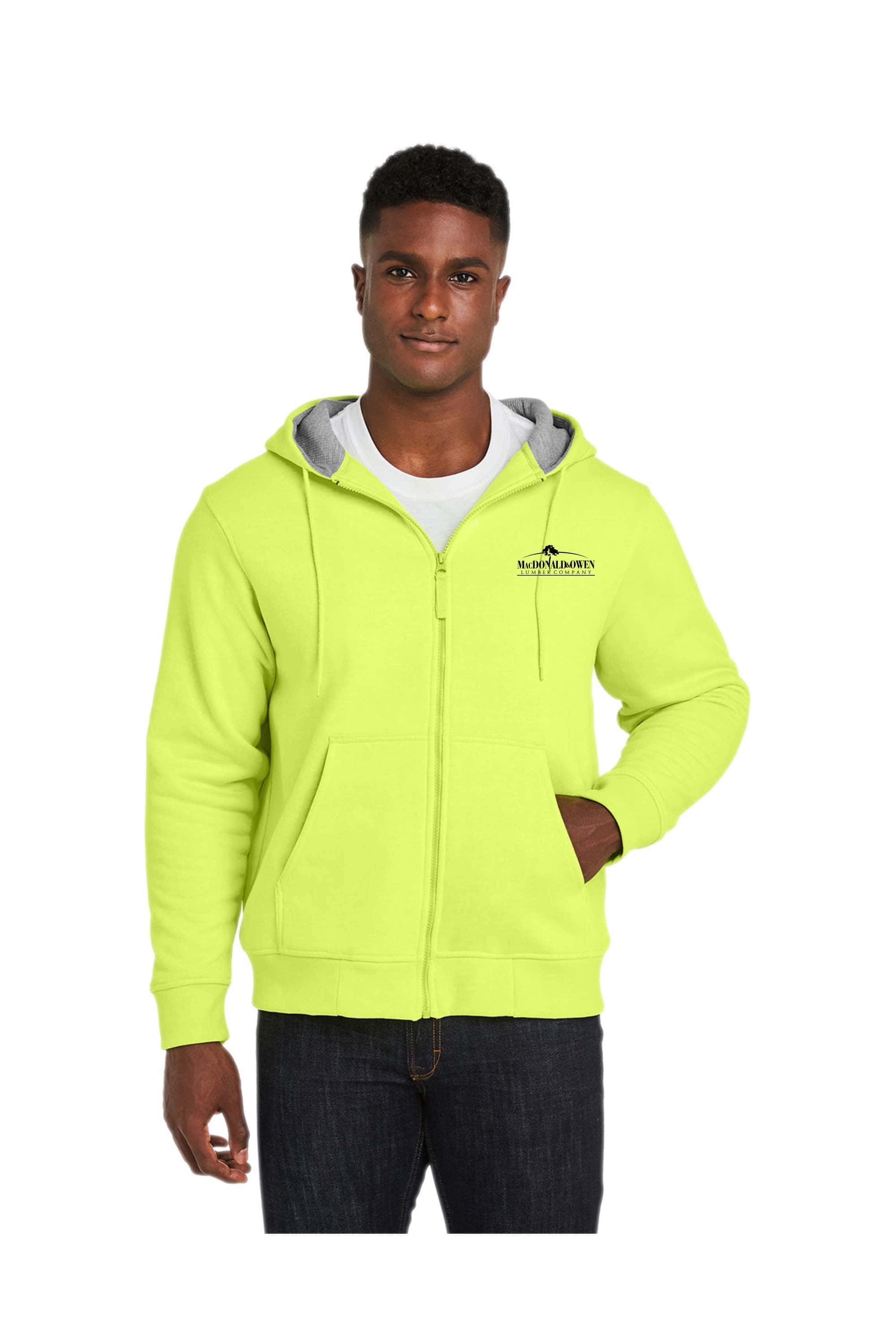 Harriton Men's Tall ClimaBloc Lined Heavyweight Hooded Sweatshirt